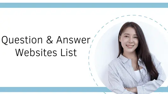 Question & Answer Websites List