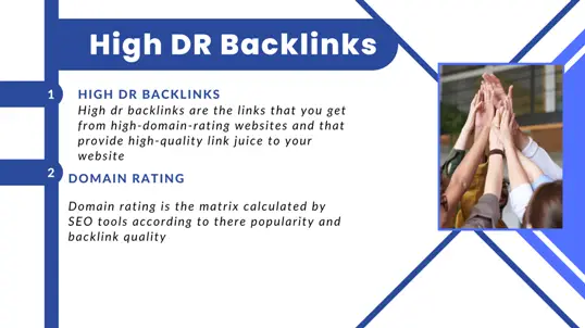 What are the high dr backlinks?