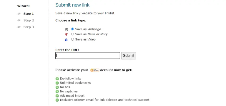 Paste your link on bookmarking site