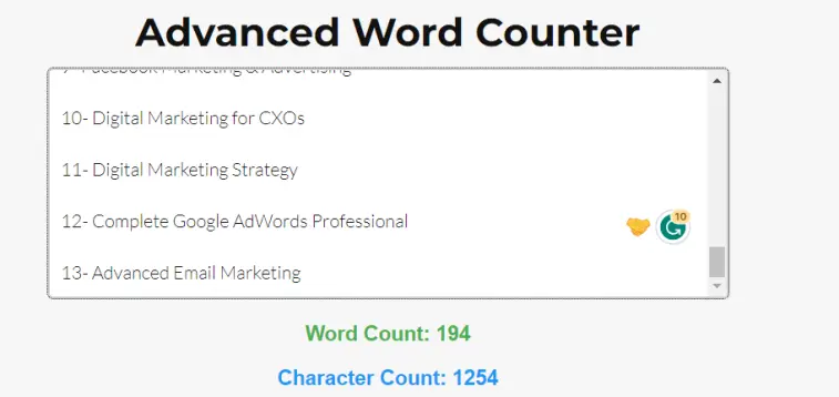 Word Counter Count Word & Characters